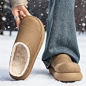 economico Zoccoli e pianelle da uomo-comode scarpe slip-on da uomo foderate in pelliccia: morbide, calde, perfette per ricevimenti di nozze rilassati e riunioni al chiuso