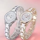 halpa Kvartsikellot-Uusi naisten kello  hienostunut huippuluokan kvartsikello naisille - kimaltava yksityiskohtainen kellotaulu monipuolinen rento muotikello naisille opiskelijakello syntymäpäivä/juhla/merkkipäivä