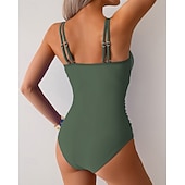 זול רש גארדים One Piece-בגדי ריקוד נשים בגד ים אחיד רשת הגנת UV גמישות גבוהה ללא שרוולים בגדי ים גלישה צלילה שנרקול קיץ