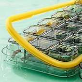 olcso poggyász és utazási tárolás-heti 7 napos gyógyszertároló doboz, hordozható gyógyszerrendező 14/21 rekesszel, nedvességálló utazó gyógyszertok mindennapi használatra, praktikus gyógyszertároló doboz