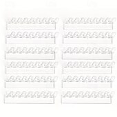 ieftine Depozitare  &amp; Organizare-12 buc suport de depozitare bijuterii montat pe perete, simplu, transparent, pentru cercei, coliere, brățări, organizator, suport de depozitare pentru acasă, cadou de Ziua Îndrăgostiților