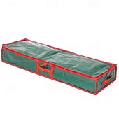 economico Deposito di Natale-Organizzatore per carta da regalo natalizia sottoletto, contenitore per conservare la carta da regalo, contiene fino a 20 rotoli, 41" l x 14" p x 5,5" h (verde)