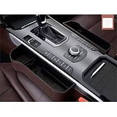 billiga Fordonstjänst-2-pack multifunktionell bilsätesorganisatör i läder, utfyllnadsorganisatör för bilsäten med mugghållare &amp;förvaringsfack/väska – passar framsätet, rymmer telefon, glasögon, nycklar, julklappar till