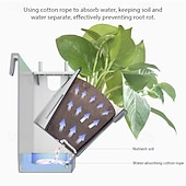 levne pribor za njegu biljaka-4 ks nástěnných květináčů, vertikálních květináčů, květináčů do sáčků na rostliny, zahradních květináčů, nádob na květiny, zeleninu, bylinky, vnitřní a venkovní zahradní dekorace