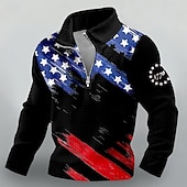  4. Juli 2026 250. Gedenktag Herren Streetwear Designer US-Flagge Hoodie Sweatshirt Outdoor Alltagsmode