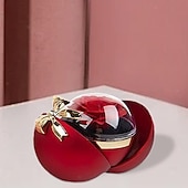 זול ירד ל-30 $-קופסת טבעות פרחי ורדים אלגנטית, מיכל בצורת כדור להצעות אירוסין, חתונות ואירועים מיוחדים