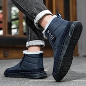 cheap Winter &amp; Snow Boots-Men's Yellow Insulated Winter Boots, Warm and Comfortable Snow Boots for Cold Weather, Ideal for Winter Hiking, Snowboarding and Outdoor Activities