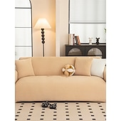 tanie Pokrowce na sofę-1 szt. aksamitny pokrowiec na sofę, gruby, miękki, luksusowy, dekoracyjny, chroniący sofę, antypoślizgowy, pyłoszczelny, chroniący przed zarysowaniami, odpowiedni do sypialni, salonu i gabinetu przez