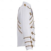abordables Hauts-Rétro Vintage Rococo Manteau Bal Masqué Veste de cirque Manches longues Prince Aristocrate Déguisement Homme Carnaval Mascarade Événement / Fête Adulte Manteau Automne &amp; Hiver