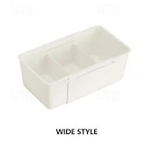 abordables Almacenamiento y organización-Organizadores de cajones de almacenamiento expandibles, paquete de 2, escritorio ajustable &amp;Organizador de cajones para el hogar, almacenamiento de cajones para la oficina, armario, maquillaje