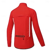 cheap Men's Jackets &amp; Gilets-WOSAWE Men's Windbreaker Cycling Jersey Cycling Jacket High Visibility Waterproof Windproof Cycling Bike Jacket Windbreaker Mountain Bike MTB Road Bike Cycling City Bike Cycling Navy Green Black Bike