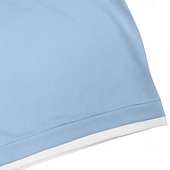 olcso Férfi klasszikus póló-Férfi Gofris pólóingek Póló Hétköznapi Előírásos Szalagos gallér Hosszú ujj Divat Tömör szín Texturált Gombok Sima Ősz &amp; tél Ősz Tavasz &amp; Ősz Normál Fekete Világoszöld Világoskék Sötétkék Bíbor