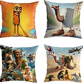cheap Throw Pillows &amp; Covers-Italian Brainrot Pillow Covers Double-Sided Print Pillow Covers 18"x18" Holiday Decor Throw Cushion Case  Itlian Brainrot Home Decorations for Home