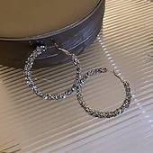 Χαμηλού Κόστους Σκουλαρίκια-1 ζευγάρι Σκουλαρίκι For Γυναικεία Καθημερινά Δρόμος Κράμα Πεπαλαιωμένο Στυλ Ρόμβος