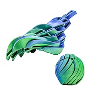 cheap Down to $30-3D Printed Fidget Ball Toy, Slime Dynamic Gear Sphere Stress Relief Desk Toy for Adults and Kids, Expanded Sensory Breathing Ball, Cool 3D Printed Fidget Gift