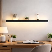 billige Vegglamper for innendørsbruk-led vegglampe varm hvit hylle veggfeste lysarmatur rektangulære innendørs display hyller vegglamper elegant frostet akryl anti rust 85-265v