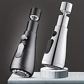 cheap Kitchen Utensils &amp; Gadgets-360° Rotating Kitchen Faucet Extender, Multi-Mode Water Flow Sprayer Attachment, Splash-Proof Water Saving Faucet Aerator with Extension Hose