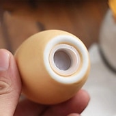 Недорогие Кухонная утварь и гаджеты-2 керамических кувшина в форме яйца для соли &amp;Уникальные контейнеры для приправ, кухонные держатели для специй, идеально подходящие для пикников на открытом воздухе, барбекю, ресторанов и кухонь, с