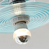 ieftine Aplici de Interior-Lampă de perete rotundă din sticlă cu 1 bec, model modern Art Deco, pentru dormitor