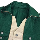 economico Capispalla-Punk &amp; Gotico Medievale Rinascimento Cappotto Giacca Frac Ebenezer Scrooge Dickens Principe Elfo Nobile Costume Per uomo Reale Stile Steampunk Natale Halloween Mascherata Evento / Festa Mascherata