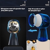 رخيصةأون طقم مطبخ-شفاط محمول، شفاط طاولة، مع مروحة عادم ثنائية السرعة، فلتر ألومنيوم قابل للإزالة، كوب شحم كبير، مروحة عادم مطبخ محمولة، مناسب للشواء الداخلي والأواني الساخنة.