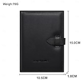 cheap Universal Phone Bags-Genuine Leather Passport HolderFull Grain Leather Passport Holder Wallet Cover for Men and Women Travel