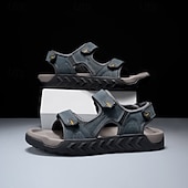 economico Sandali casual-sandali beige da uomo: eleganti calzature da esterno con vestibilità comoda e ad asciugatura rapida, ideali per la spiaggia, l'escursionismo e l'estate