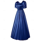 abordables Vestido-Victoriano Medieval Renacimiento Vestido Cóctel Vestido vintage Vestido de té Vestido de fiesta de graduación Mujer Chica Disfraz Cosecha Cosplay Fiesta Mascarada Fiesta de Té Vestido