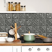 olcso Falmatricák-12 db 15 cm-es csempematrica, öntapadós, levehető marokkói talavera csempe, vízálló konyhabútor, lépcsőház, lakberendezés