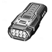 tanie Latarki-Latarka COB LED o dużej jasności z akumulatorem 1200 mAh, magnetycznym powerbankiem, cyfrowym wyświetlaczem poziomu naładowania baterii, oświetleniem wielotrybowym z klipsem, konstrukcją ABS do