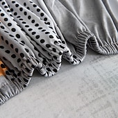 abordables Couverture du canapé Futon-Housse de canapé-lit extensible en tissu imprimé, disponible en 3 tailles différentes, housse de canapé sans accoudoirs, housse de banc élastique, protection décorative pour le Nouvel An, décoration