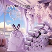 Недорогие Кухонная утварь и гаджеты-1 рулон / 50 штук сверхпрочных, плотных мусорных мешков на завязках, большие портативные кухонные мусорные мешки для домашнего использования.