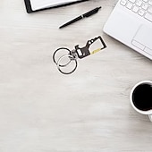 preiswerte Freizeit im Freien-2 Stück robuste Schlüsselanhänger mit Flaschenöffner und Karabinerhaken für Damen und Herren