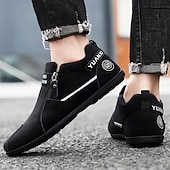 economico Scarpe Casual Slip-On-scarpe slip-on beige da uomo con tomaia morbida: comode scarpe da tutti i giorni per un abbigliamento casual e un comfort che dura tutto il giorno
