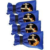 economico riscaldamento e raffreddamento-Set da 4 pezzi di coperture per rubinetti esterni per l'inverno, protezioni isolate per rubinetti esterni, protezione dal gelo, durevoli e resistenti alle intemperie, essenziali per la sicurezza