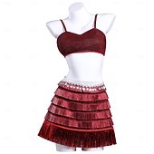 Недорогие Женские костюмы-Детектив по животным Искрящийся певец-животное Овцы-поп-звезды Газель Платья Необычные костюмы Косплей Костюм for Жен. Взрослые Рождество Карнавал Для вечеринок Выступление