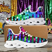 Χαμηλού Κόστους Ανδρικά υποδήματα-Ανδρικά Αθλητικά Παπούτσια με Σχέδιο Κονφίτι - Άνετα Γιορτινά Παπούτσια για Παρελάσεις Καρναβαλιού Οδικές Γιορτές Θεματικά Πάρτι  Αργίες σε Χαλαρή Ατμόσφαιρα