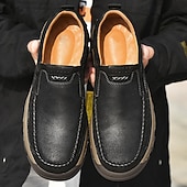 ieftine Pantofi casual slip-on-Teniși bărbătești maro din piele întoarsă și piele ecologică, cu design respirabil – încălțăminte sport și rezistentă, perfectă pentru activități în aer liber, alergare și ținute casual