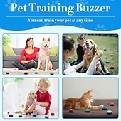 abordables accessoires de forage-1 bouton d'enregistrement vocal pour la communication et le dressage des animaux de compagnie, enregistrement de 30 secondes &amp;Jouet pour chien avec retour vocal, clicker enregistreur pour chat, chiot,