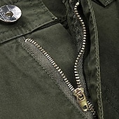 Χαμηλού Κόστους Στρατιωτικά παντελόνια-Ανδρικά Παντελόνια με τσέπες Παντελόνι Cargo Σορτσάκια Pantaloni de Drumeție Πολλαπλή τσέπη Ισιο πόδι Σκέτο Φοριέται Ύγρανση Πλήρες μήκος Καθημερινά ΕΞΩΤΕΡΙΚΟΥ ΧΩΡΟΥ Κατασκήνωση &amp; Πεζοπορία