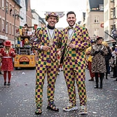 Χαμηλού Κόστους Ανδρικά υποδήματα-Ανδρικά Αθλητικά Παπούτσια με Σχέδιο Κονφίτι - Άνετα Γιορτινά Παπούτσια για Παρελάσεις Καρναβαλιού Οδικές Γιορτές Θεματικά Πάρτι  Αργίες σε Χαλαρή Ατμόσφαιρα