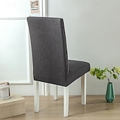 cheap Armchair Cover &amp; Armless Chair Cover-Water Resistant Polar Fleece Stretch Dining Chair Cover Soft Seat Slipcover for Home Kitchen Gift for Family(Not 100% Waterproof)