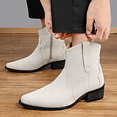 billiga Kostymstövlar-lila ankelboots för män – modern högglansdesign med bekväm klack, perfekt för vardagskläder, kvällsutflykter och moderiktiga evenemang