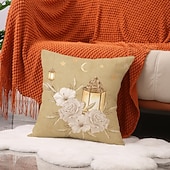 olcso Dobjon párnákat, betéteket és fedeleket-Ramadan eid díszpárnahuzat, hold &amp;olajlámpás nyomat, légáteresztő kanapépárna, fesztivál lakberendezés nappaliba és imaszobába, ünnepi kiegészítő párna
