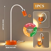 billige Bordlamper-Sensorlampe med justerbar stang, bordlampe med berøringsfri bevegelseskontroll, nattbordlampe for soverom/stue