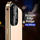 ieftine Carcase iPhone-telefon Maska Pentru iPhone 17 Pro Max 17 Air 16 15 14 Pro Max Plus Caz de adsorbție magnetică Crystal Clear Detașabil Transparent Magnetic armură Sticlă Temperată MetalPistol