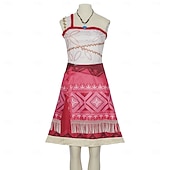 baratos Trajes Masculinos-Princesa Moana Vestidos Fatos de Corpo Trajes de casais Trajes temáticos de filmes e séries for Homens Mulheres Adulto Carnaval Dia da Criança Praia Festa Aniversário