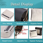 Недорогие Курительные принадлежности-Автоматическая коробка для скручивания сигарет, регулируемая, полуавтоматическая, металлическая, компактная, персонализированная коробка для скручивания табака, для стандартной бумаги