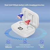 preiswerte Haushaltsgeräte-Wiederaufladbare Hörgeräte für Senioren mit digitalem Chip, intelligenter Geräuschunterdrückungstechnologie für kristallklaren Klang, ultraminimalem, unsichtbarem Design und komfortablem Sitz im