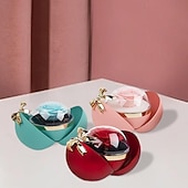 זול ירד ל-30 $-קופסת טבעות פרחי ורדים אלגנטית, מיכל בצורת כדור להצעות אירוסין, חתונות ואירועים מיוחדים